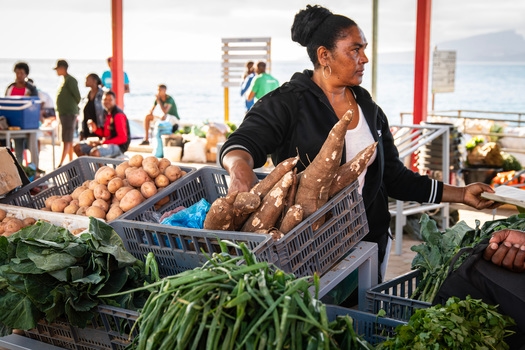 Explorar os mercados locais