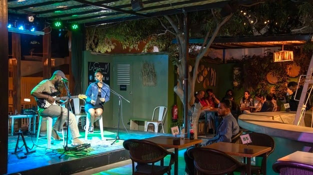 Enjoying the nightlife