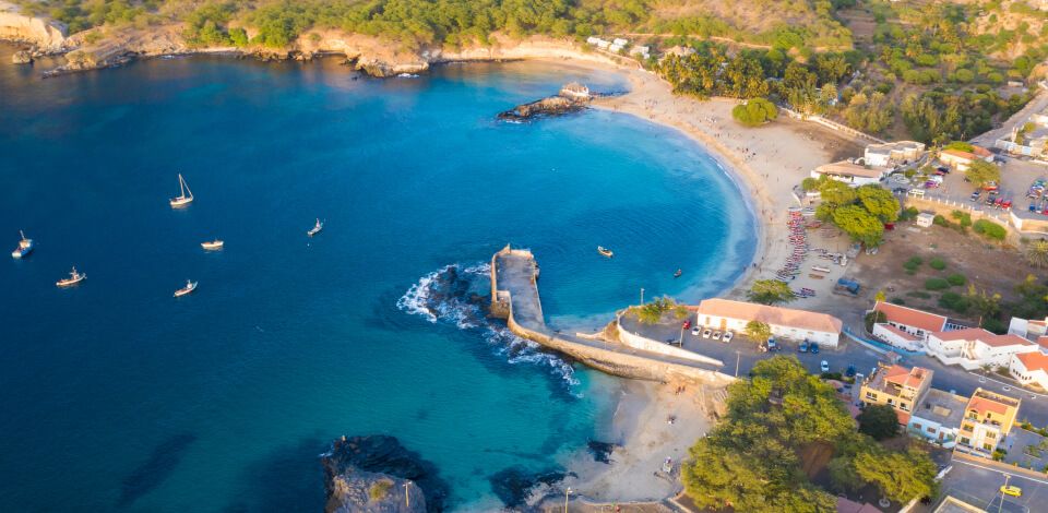 The beaches of Santiago Island