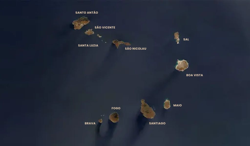The islands and islets of Cape Verde